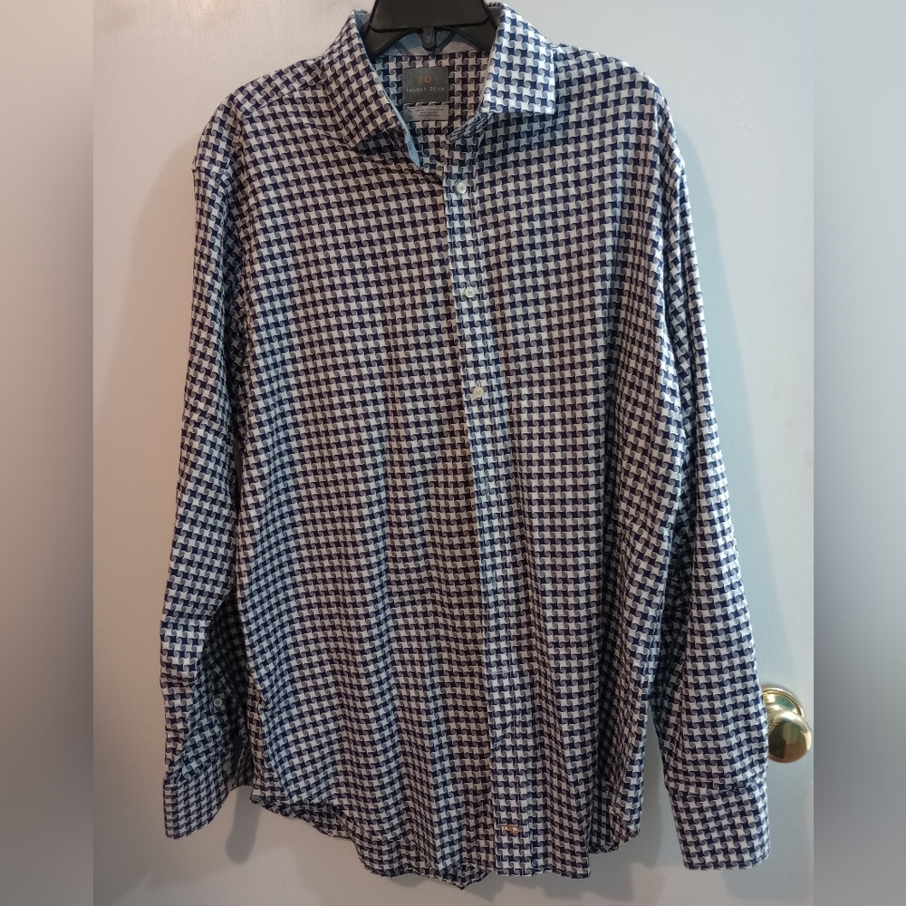 Men's XL Thomas Dean Button Down